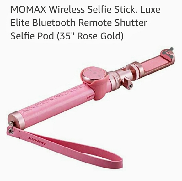 MOMAX Wireless Selfie Stick Luxe Elite Bluetooth R - Picture 1 of 4